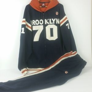 Brooklyn Xpress 5X Hoodie Pants Sweats Set